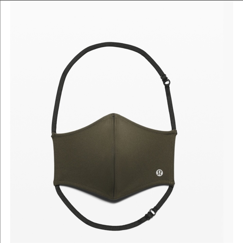 DARK OLIVE Lululemon Face Mask BRAND NEW✨